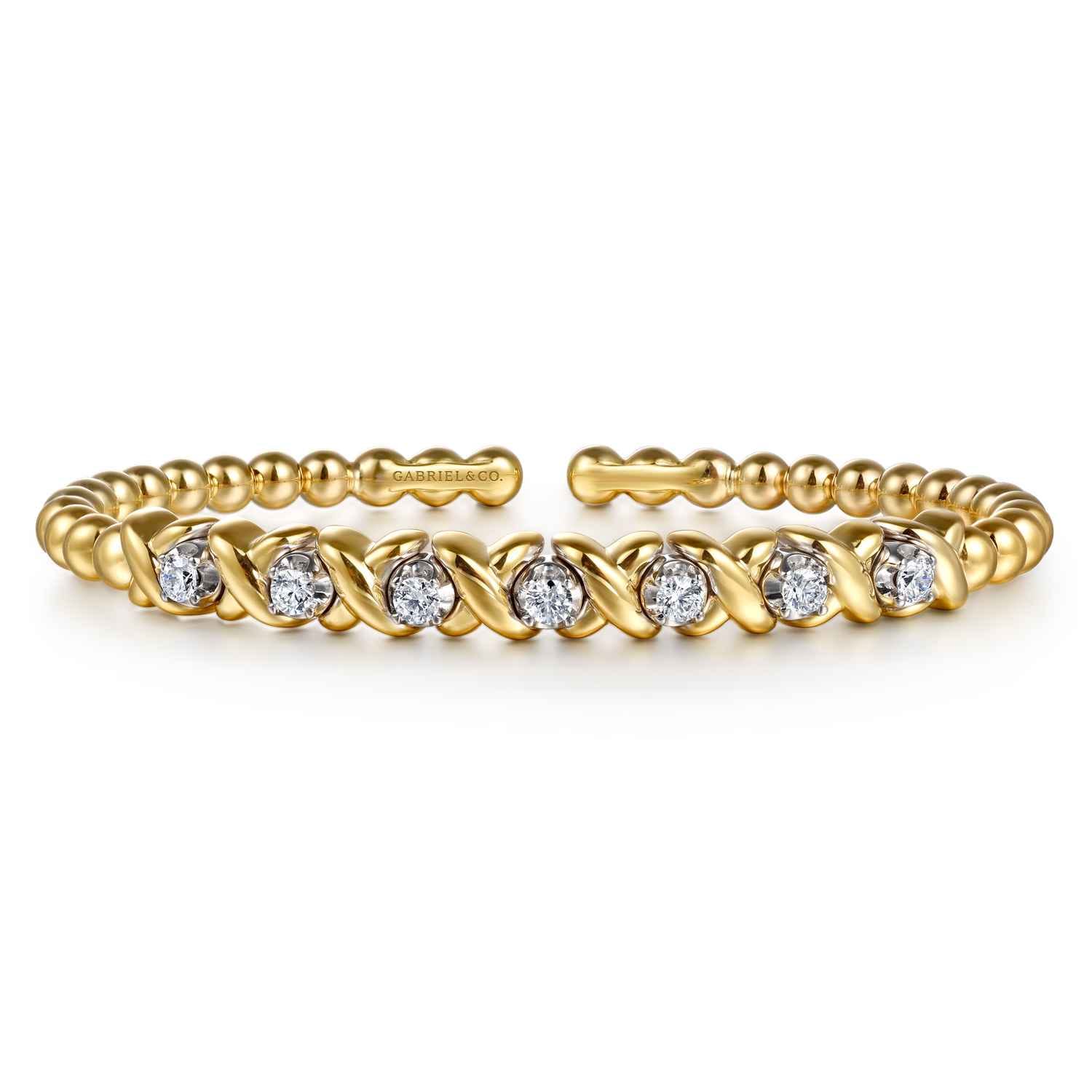 Bujukan Diamond Split Bangle Bracelet