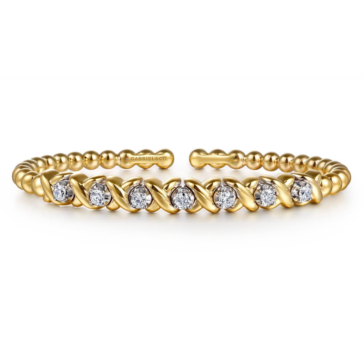 Bujukan Diamond Split Bangle Bracelet