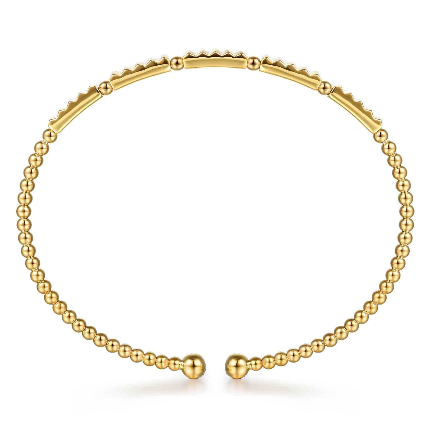 Bangle in 14K Yellow Gold, photograph 3