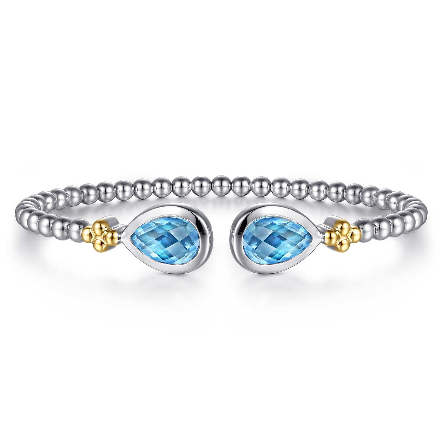 and Bujukan Pear Blue Topaz Bangle