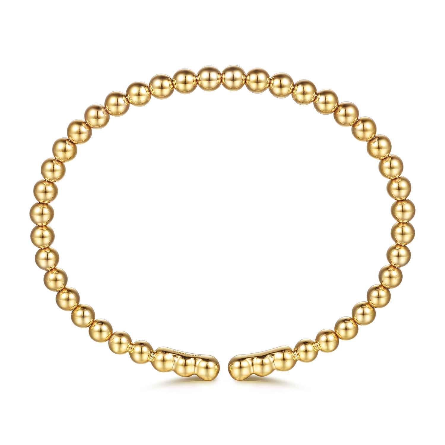 Bujukan Split Bangle Bracelet in 14K Yellow Gold, photograph 3