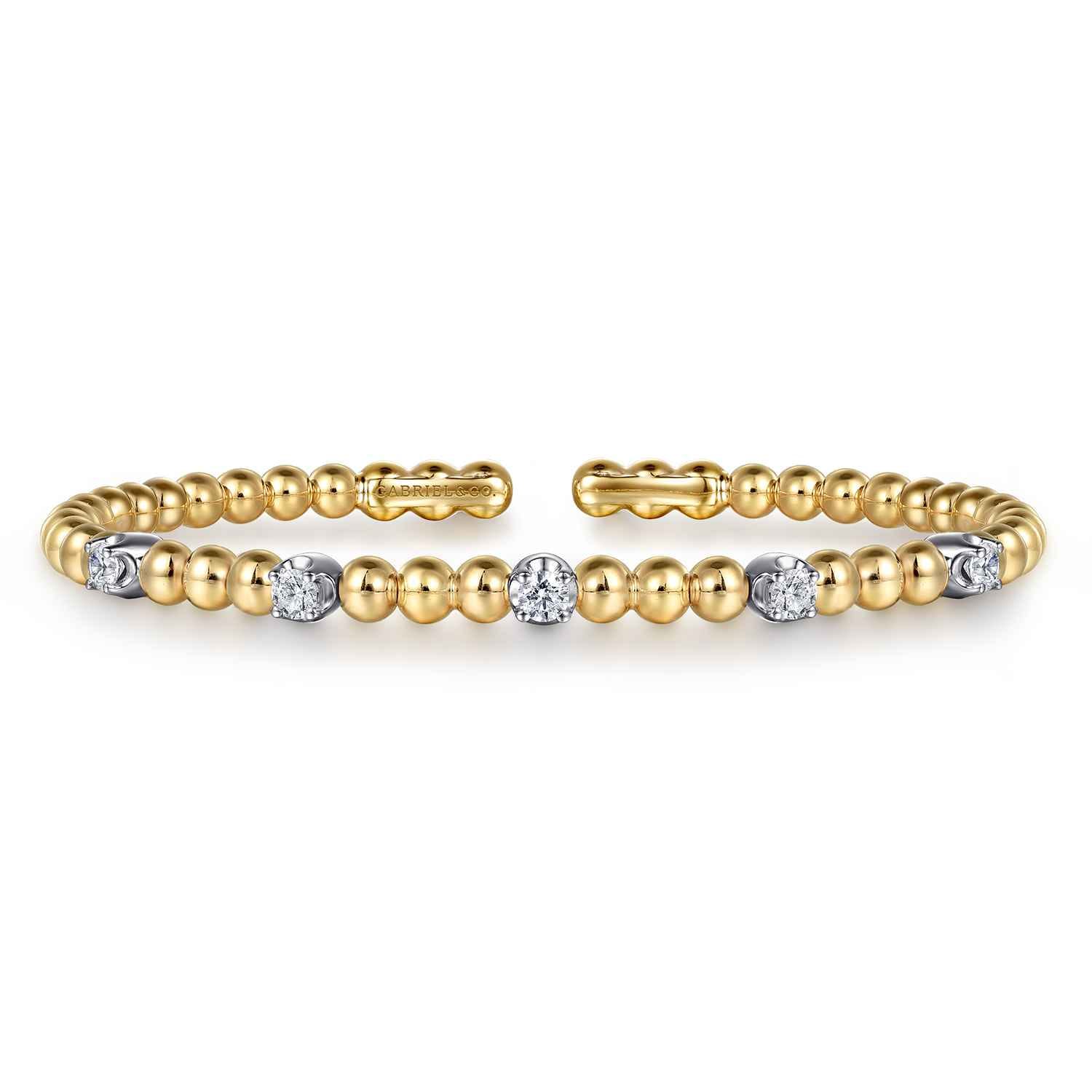 Bujukan and Diamond Station Split Bangle Bracelet