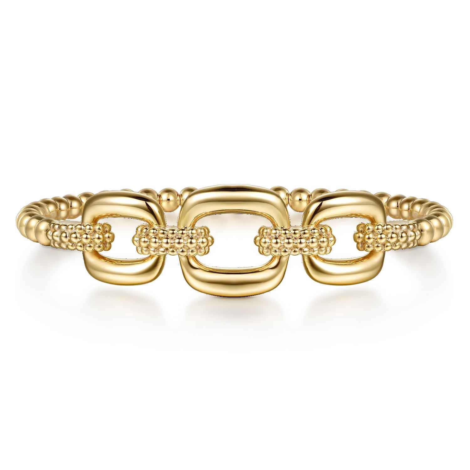 Bujukan and Link Chain Bangle Bracelet