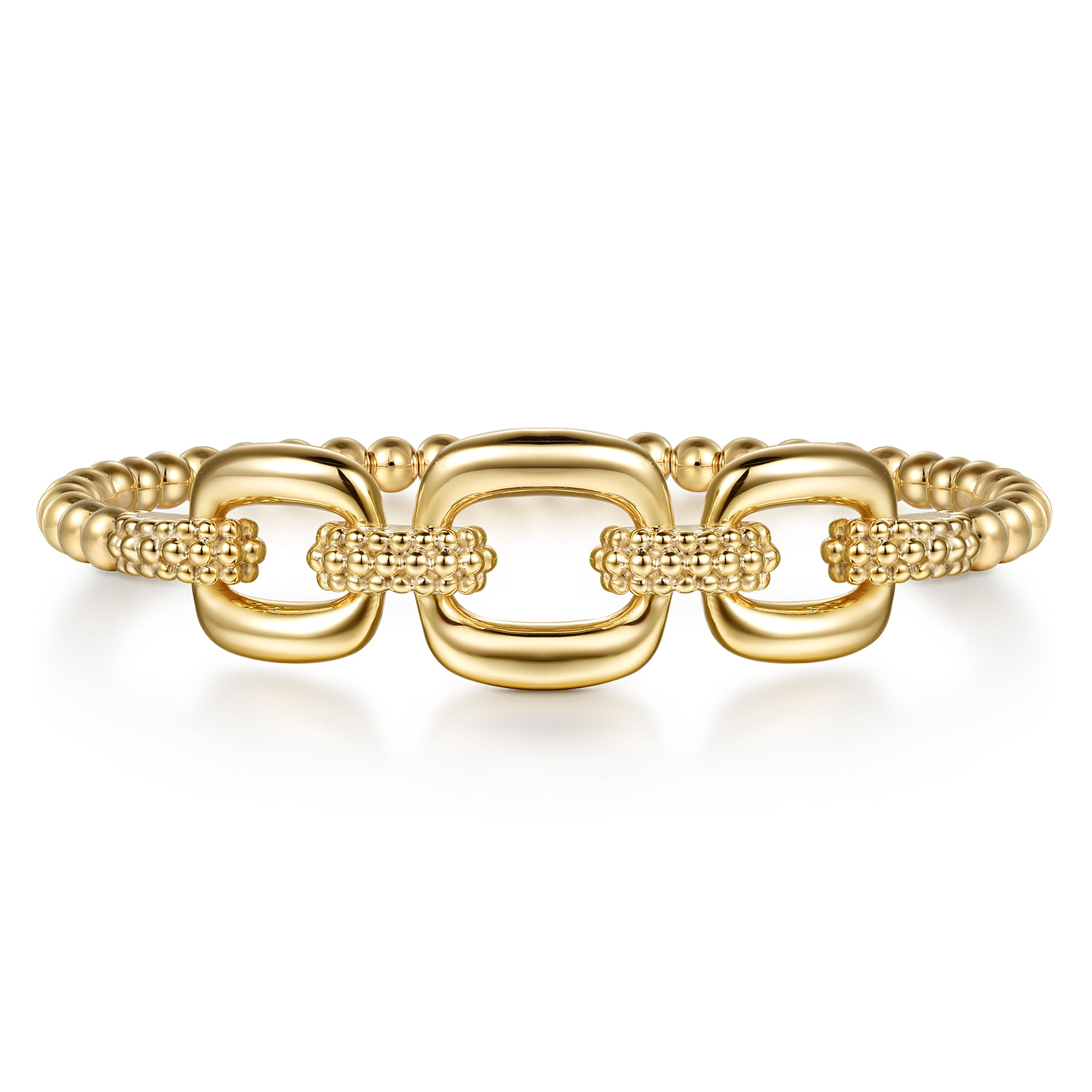 Bujukan and Link Chain Bangle Bracelet