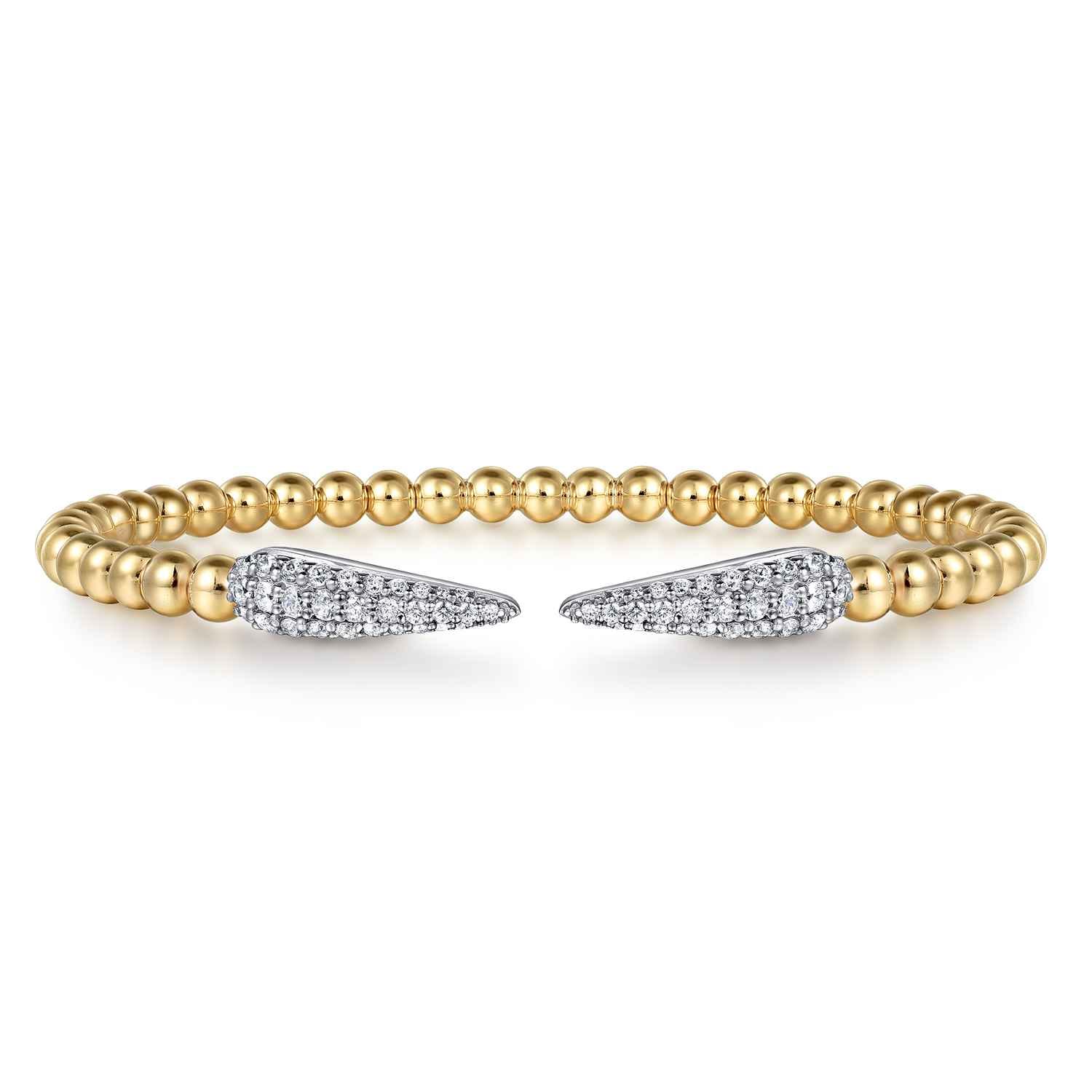 Bujukan and Diamond Spike Split Bangle Bracelet