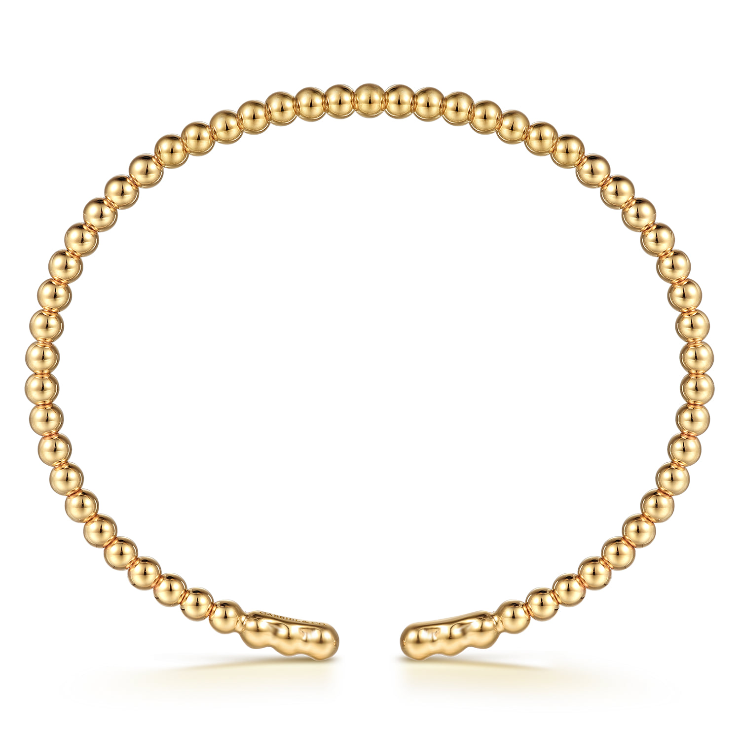 Bujukan Split Bangle Bracelet in 14K Yellow Gold, photograph 3