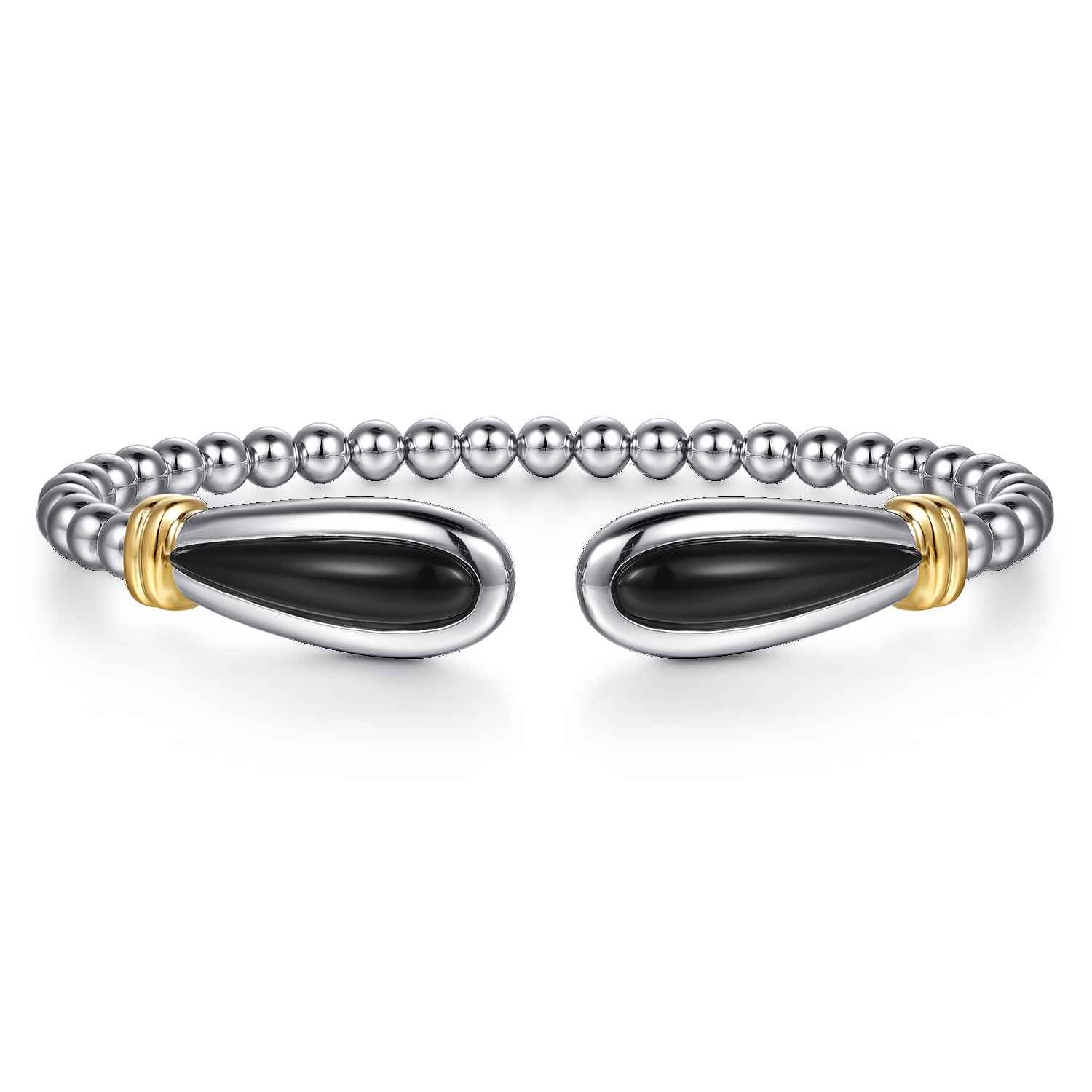and Bujukan Bangle Bracelet with Black Onyx