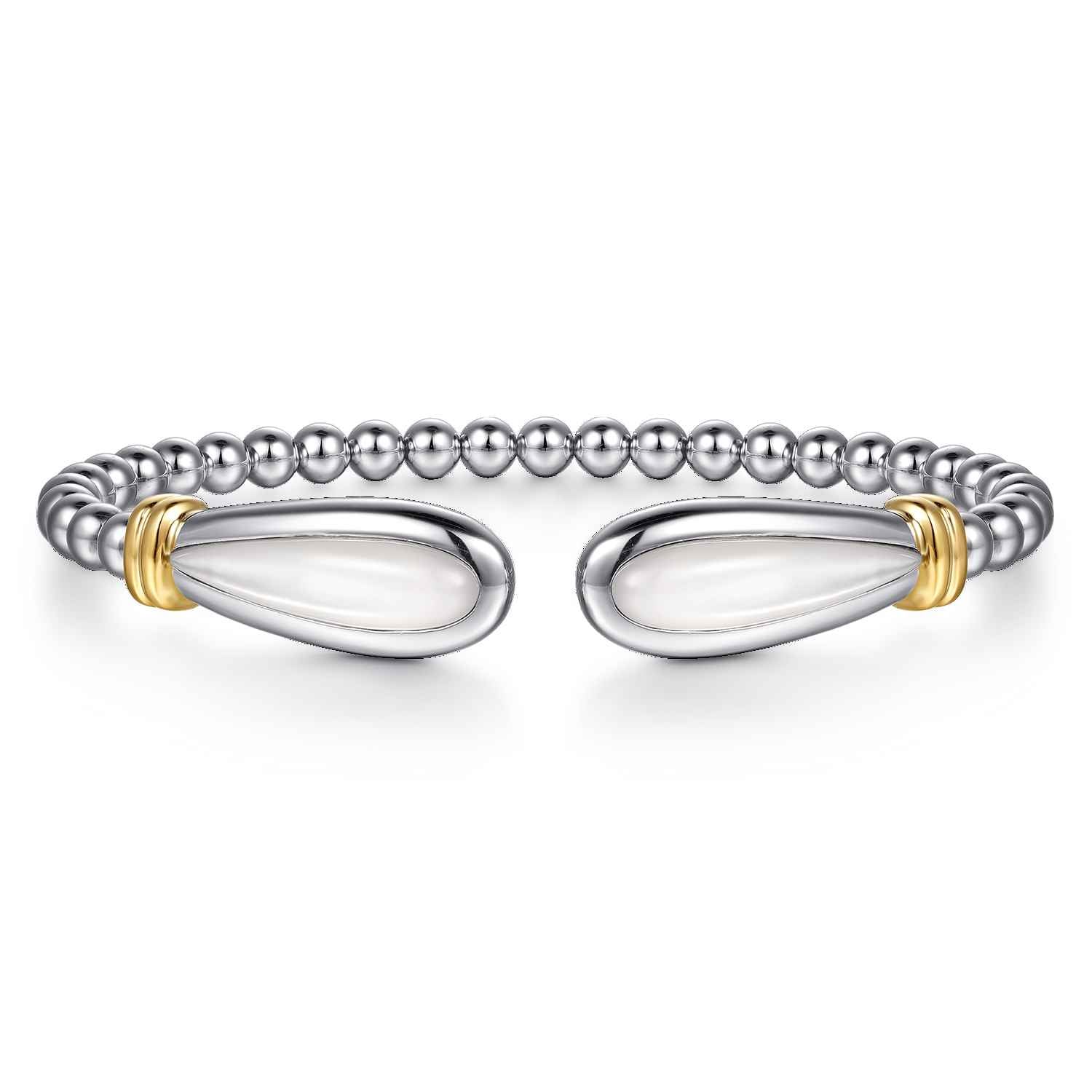 and Bujukan Bangle with White Mother of Pearl
