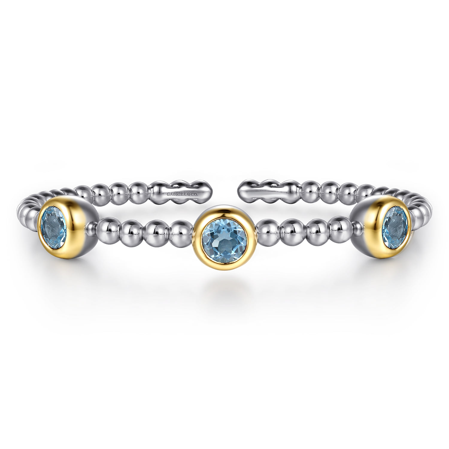 and Bujukan Blue Topaz Bangle Bracelet