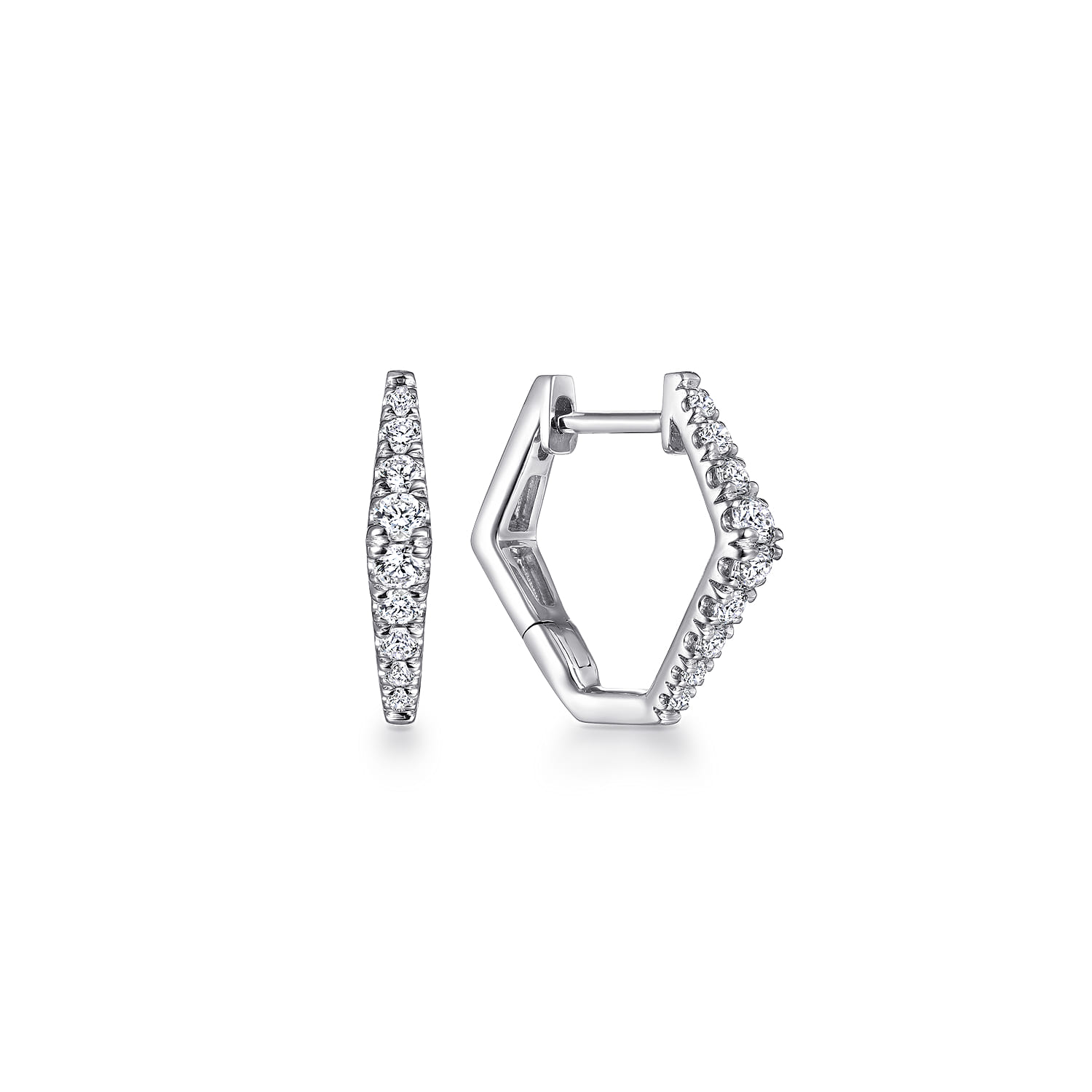 15mm Diamond Huggies