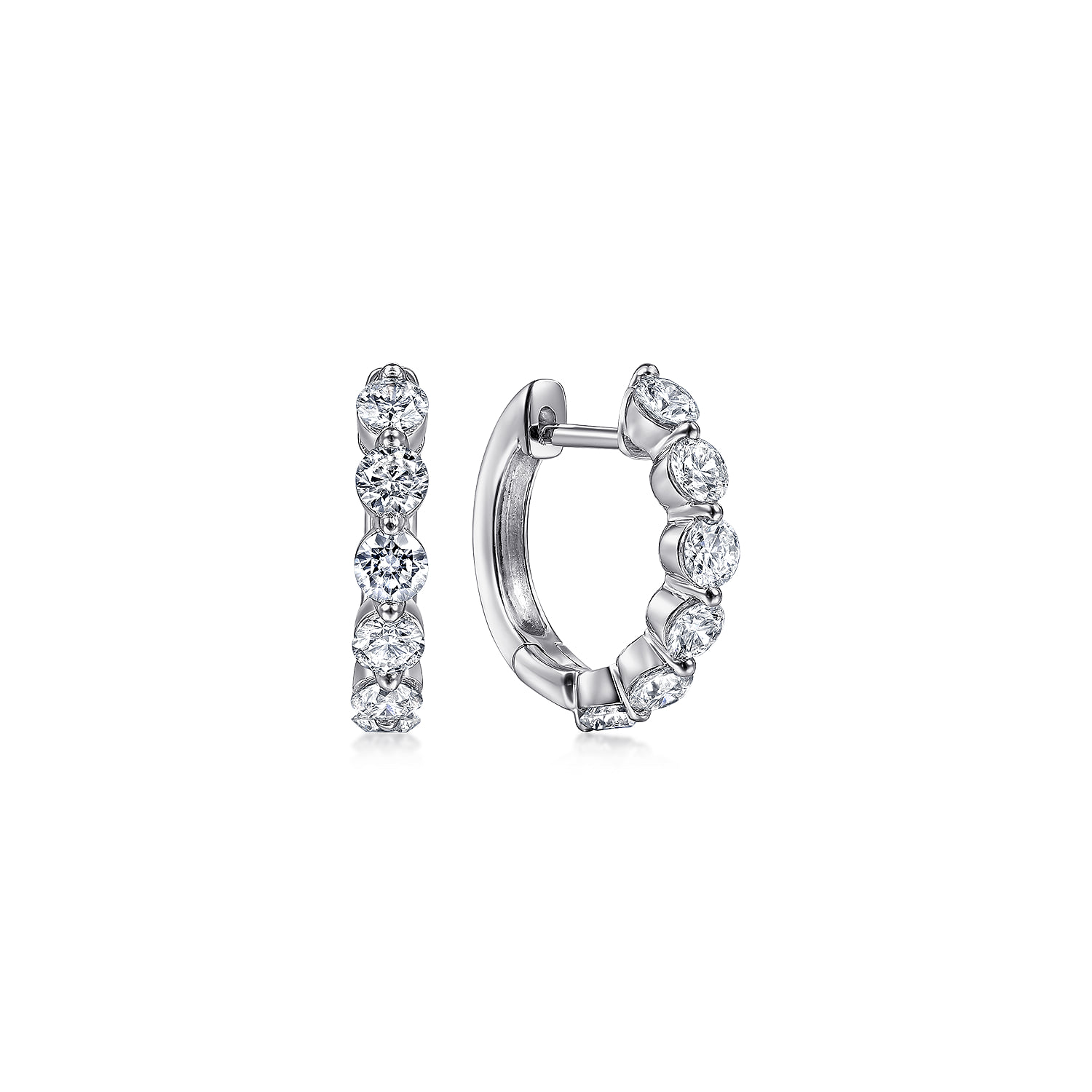 15mm Diamond Huggies