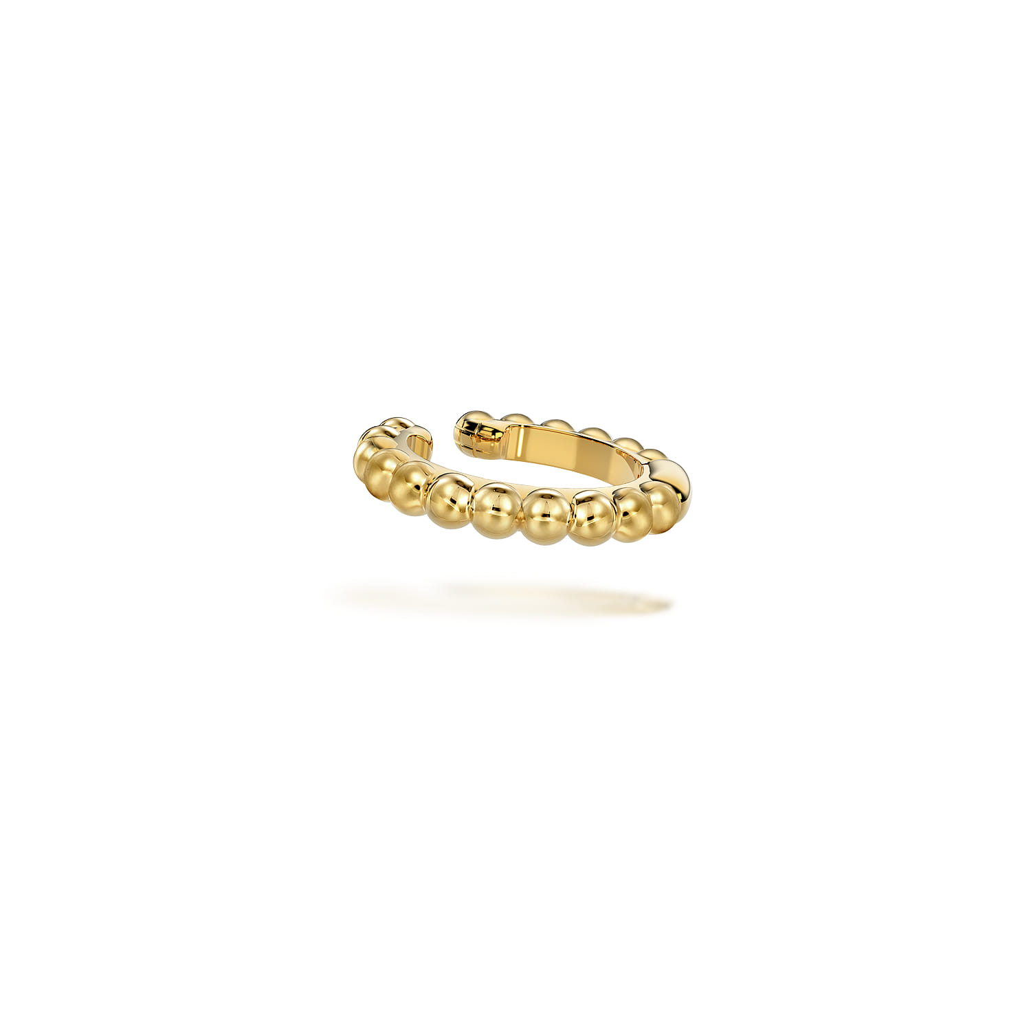 Bujukan Single Ear Cuff in 14K Yellow Gold
