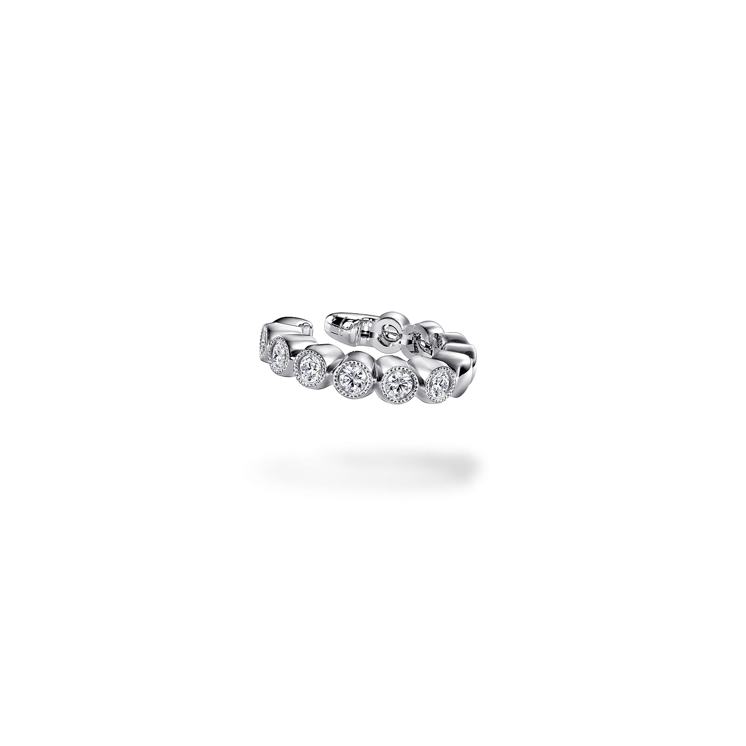 Vintage 15mm Diamond Ear Cuff