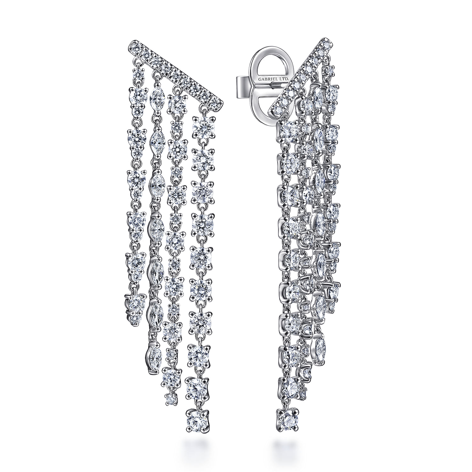 Diamond Drop Earrings