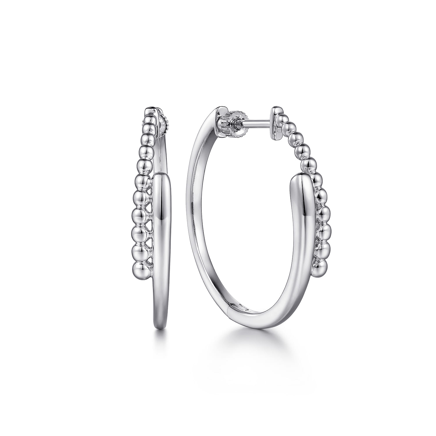30mm Bujukan Bypass Classic Hoop Earrings