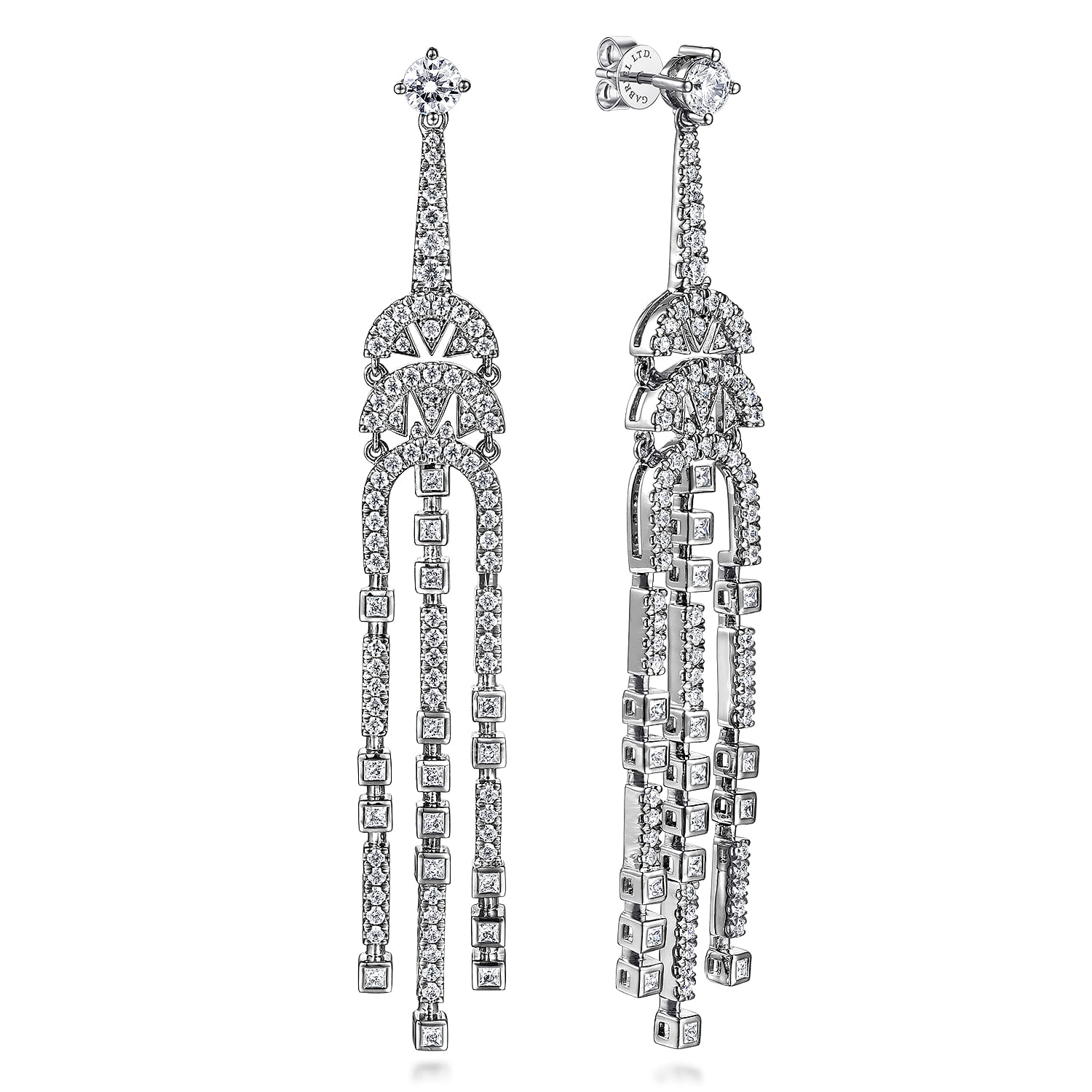 Diamond Chandelier Earrings