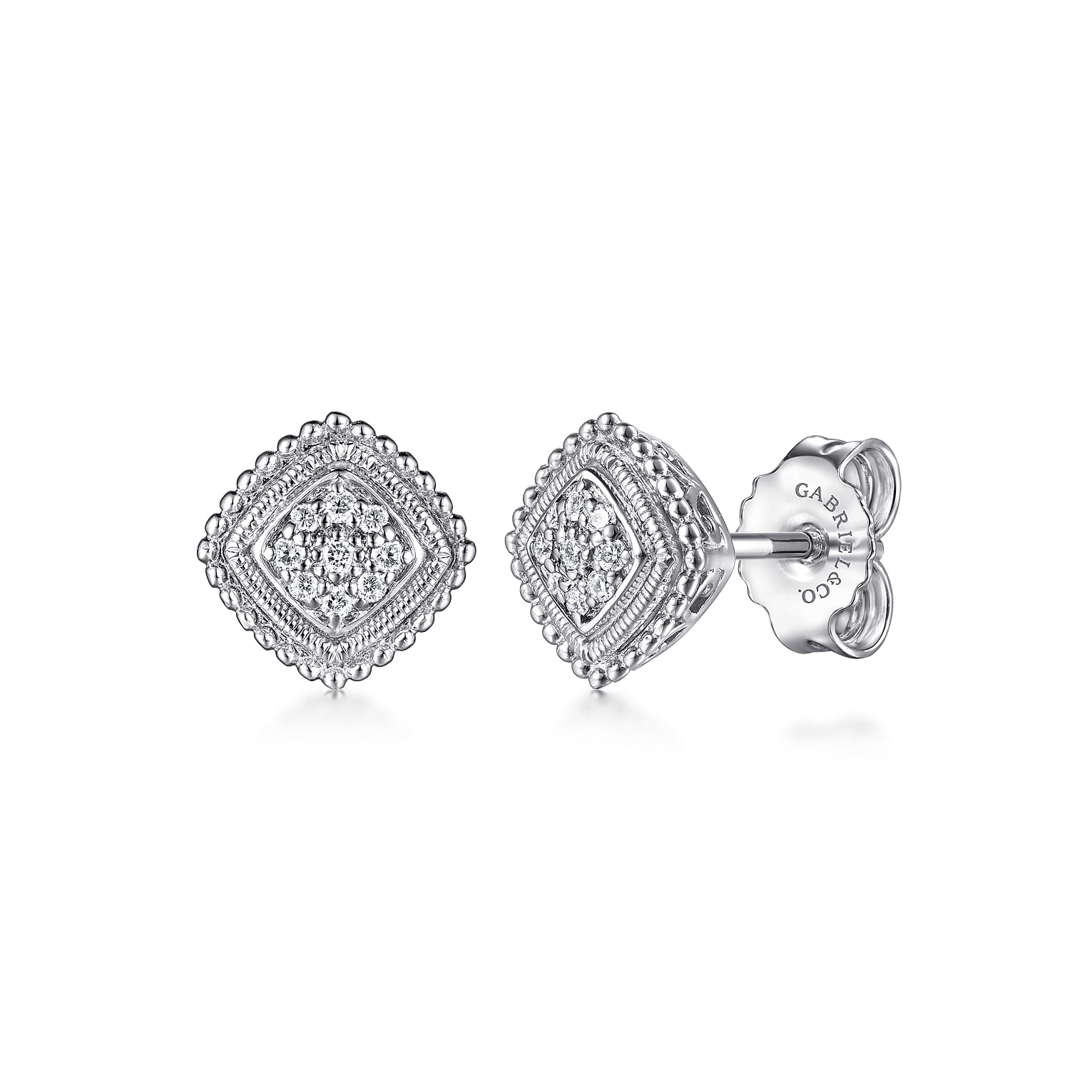 Diamond Bujukan Stud Earrings