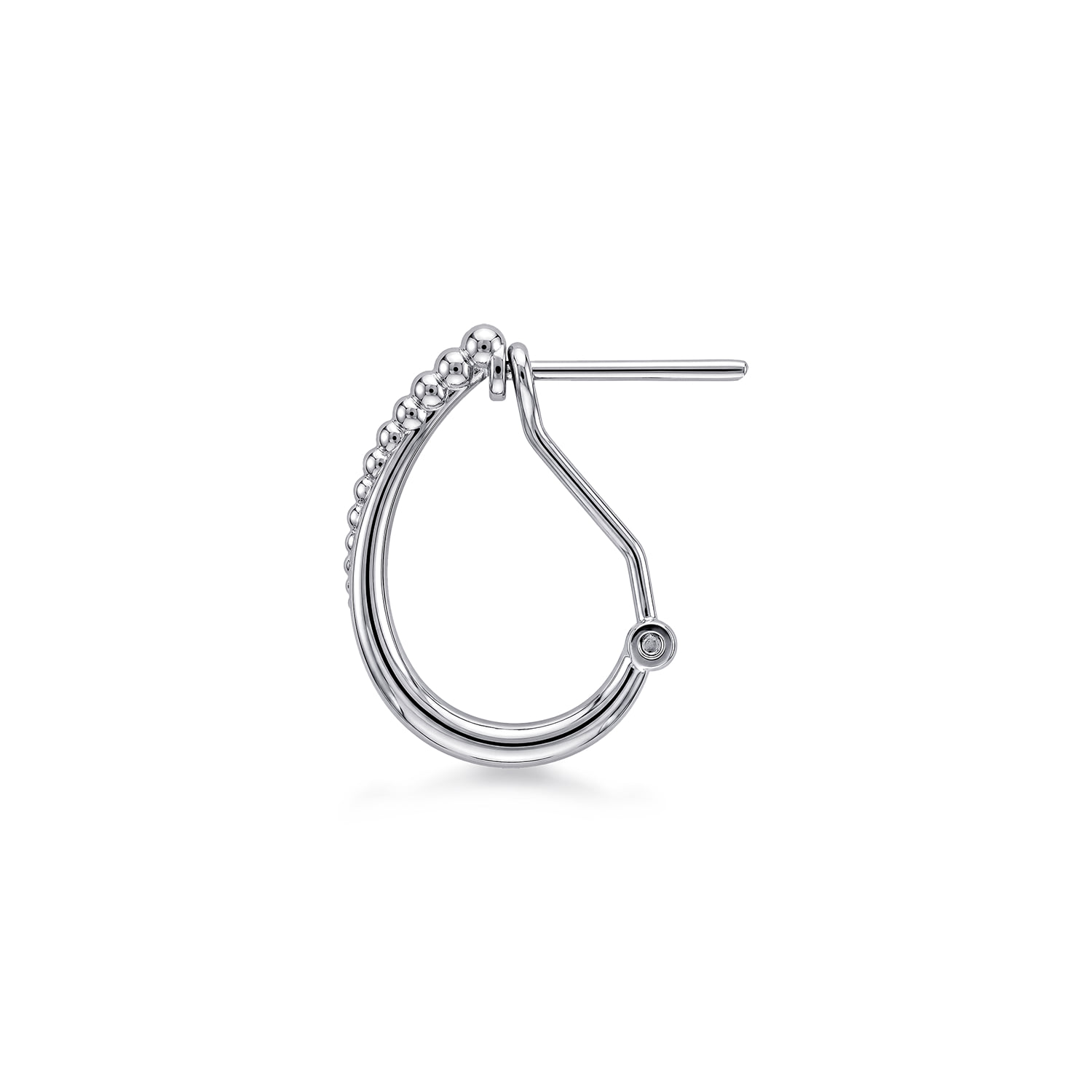 Twisted Bujukan Earrings in Sterling Silver, photograph 3