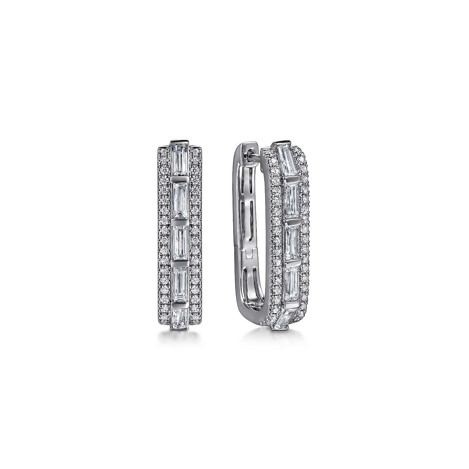 Diamond Classic Hoop Earrings