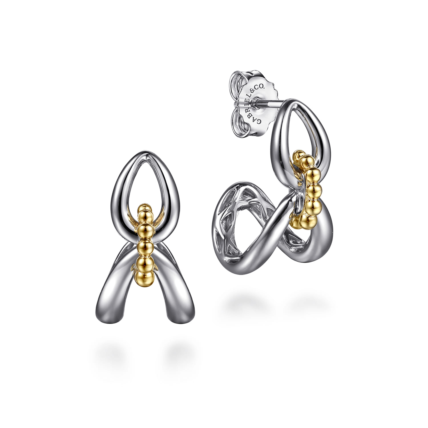 and Bujukan Link J Hoop Earrings