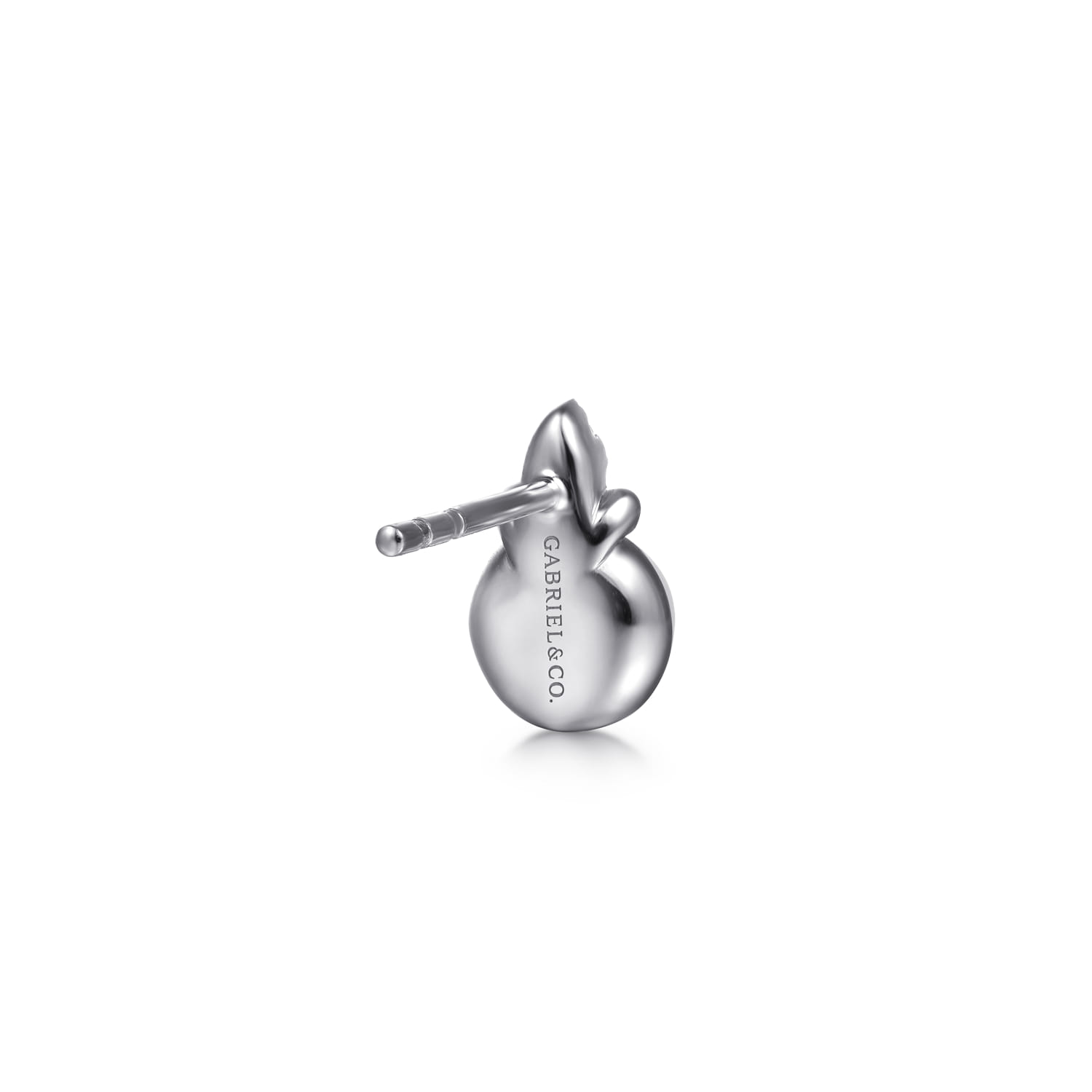Diamond Bujukan Pearl Stud Earrings in Sterling Silver, photograph 2