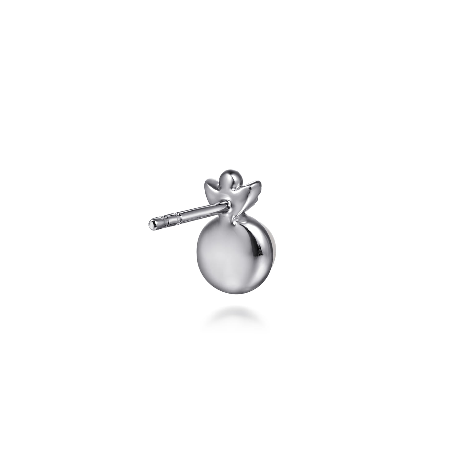 Diamond Bujukan Pearl Stud Earrings in Sterling Silver, photograph 2