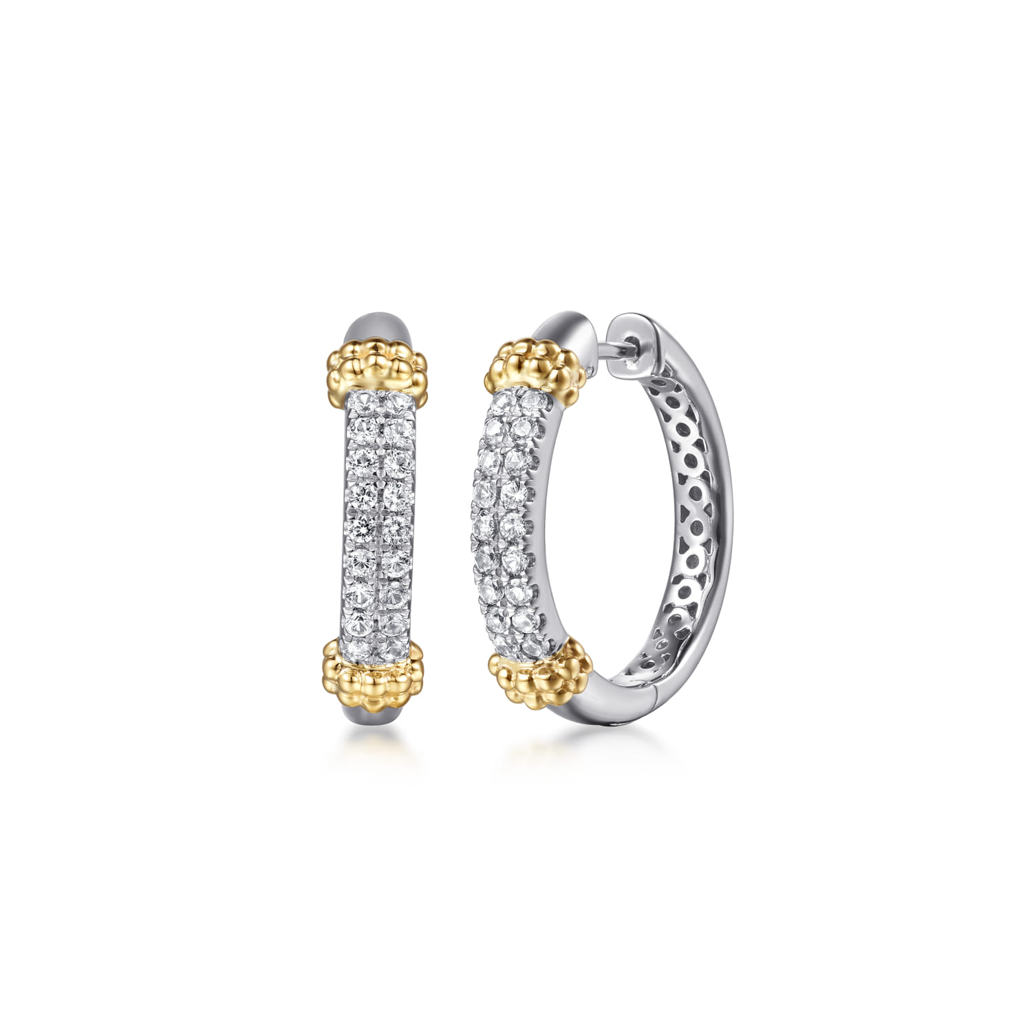 and Bujukan White Sapphire Hoops