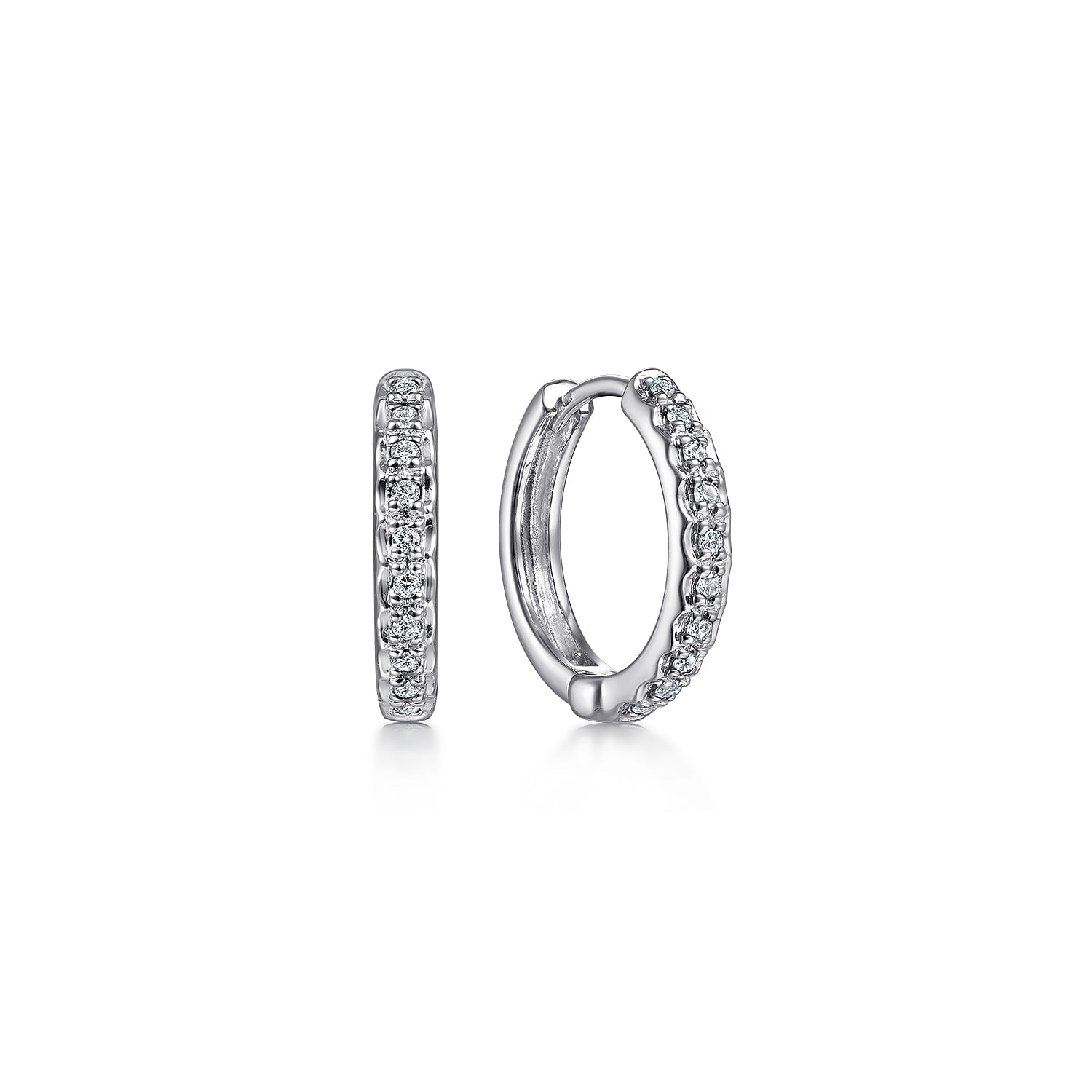 10mm Diamond Huggies