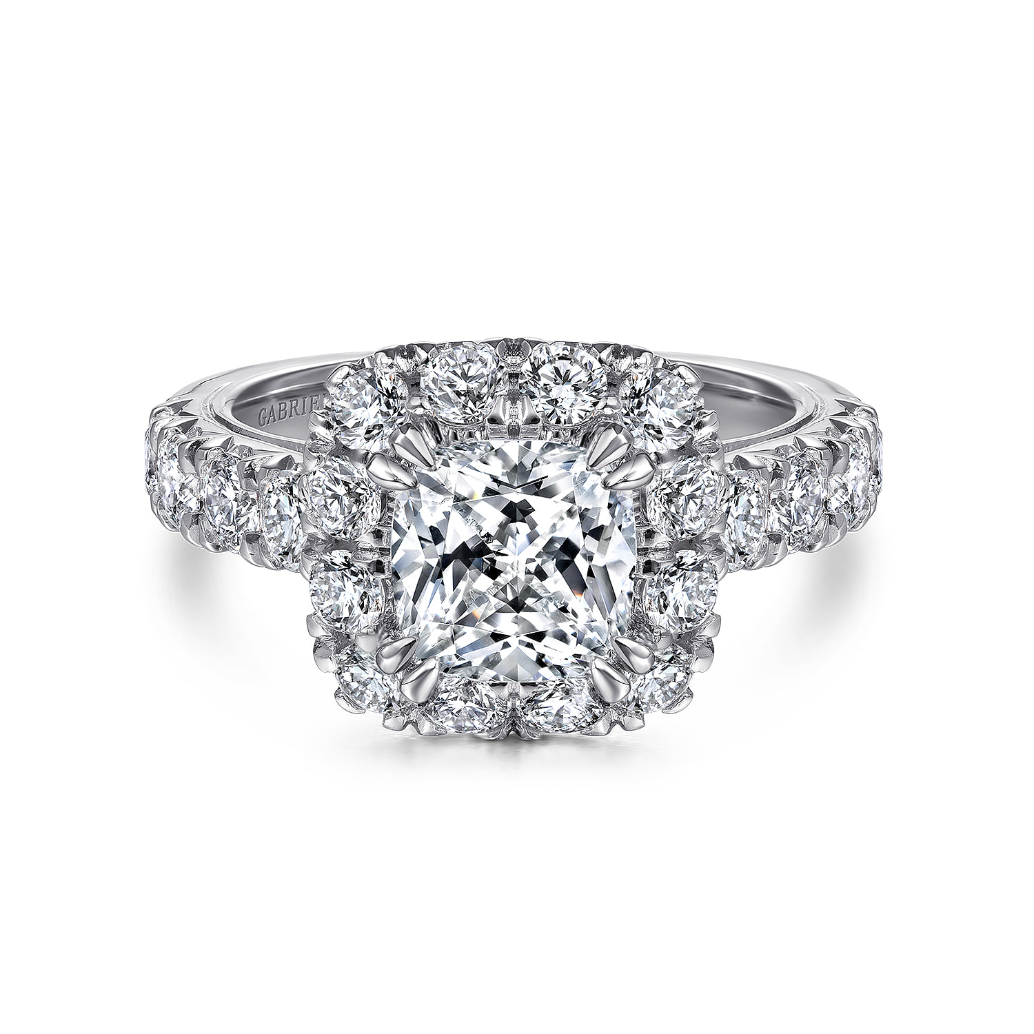 Halo Diamond Engagement Ring