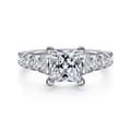 Piper - 14K White Gold Princess Cut Diamond Engagement Ring