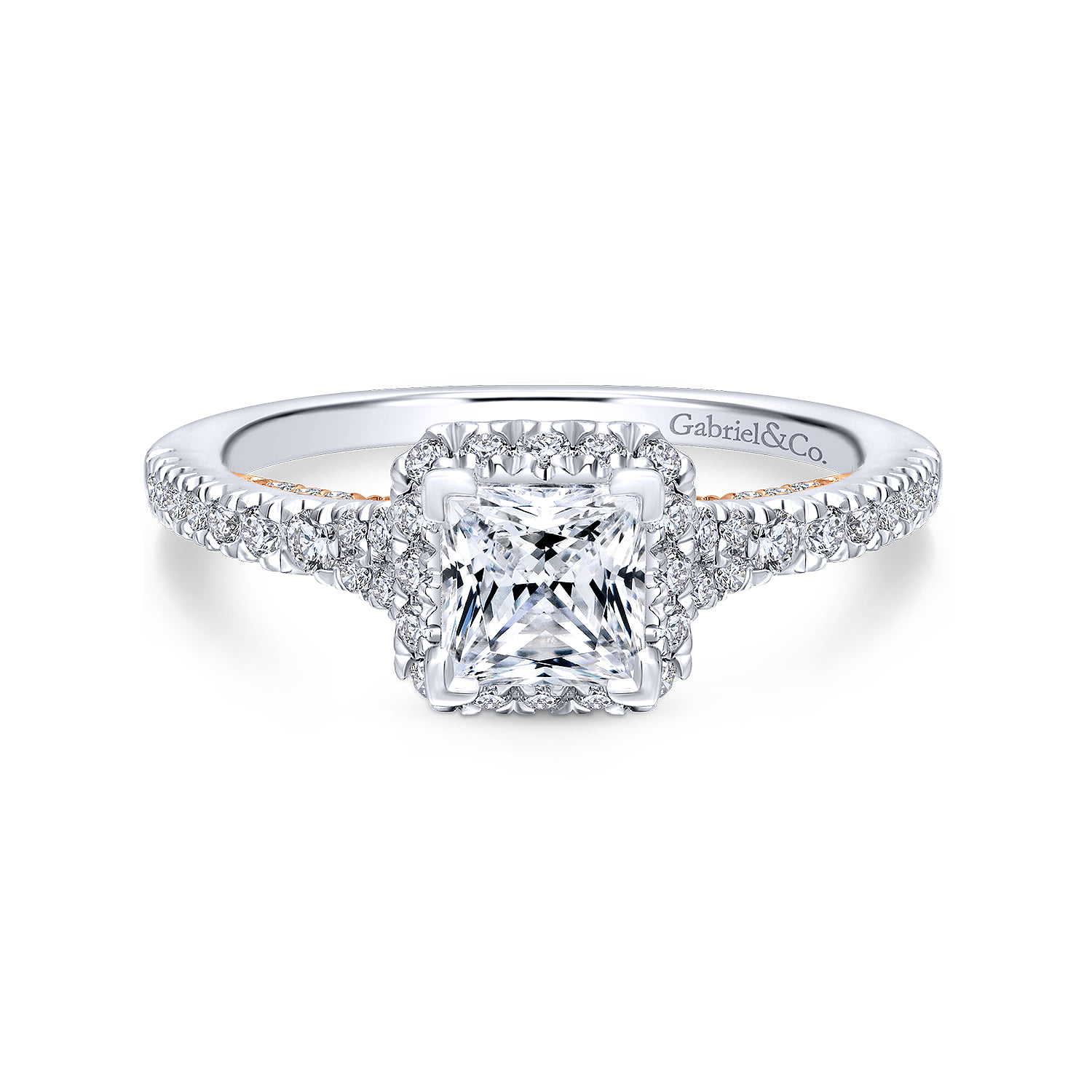 Halo Diamond Engagement Ring