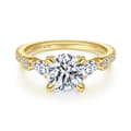 Collin - 14K Yellow Gold Diamond Engagement Ring