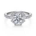 Ryland - 14K White Gold Diamond Engagement Ring