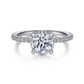Hart - Platinum Hidden Halo Round Diamond Engagement Ring