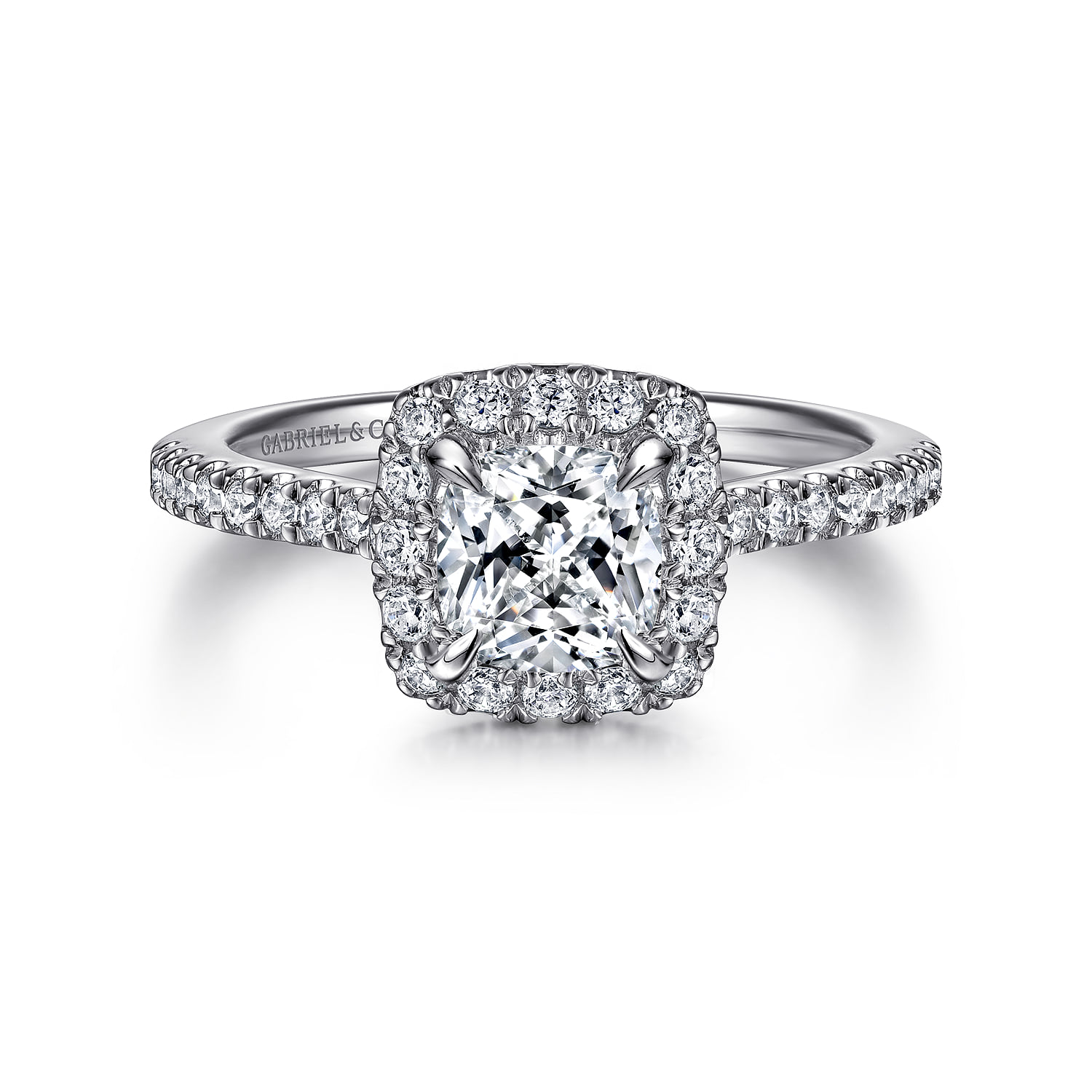 Halo Diamond Engagement Ring