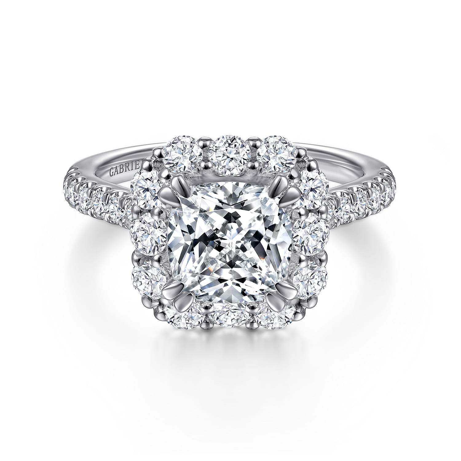 Halo Diamond Engagement Ring