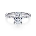 Broderick - Platinum Oval Diamond Engagement Ring