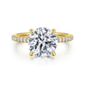 Broderick - 14K Yellow Gold Round Diamond Engagement Ring