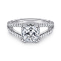 Dominga - 14K White Gold Diamond Engagement Ring