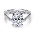 Dominga - 14K White Gold Diamond Engagement Ring