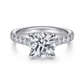 Charleston - 14K White Gold Diamond Engagement Ring