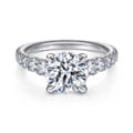 Artemis - 14K White Gold Diamond Engagement Ring