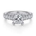 Charleston - 14K White Gold Diamond Engagement Ring