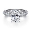 Charleston - 14K White Gold Diamond Engagement Ring