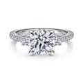 Finian - 14K White Gold Diamond Engagement Ring
