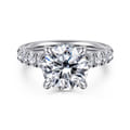 Sarita - 14K White Gold Round Diamond Engagement Ring