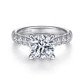 Sarita - 14K White Gold Round Diamond Engagement Ring