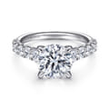 Winslet - 14K White Gold Diamond Engagement Ring