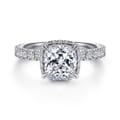 Yale - 14K White Gold Diamond Engagement Ring