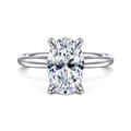 Lark - Platinum Oval Solitaire Engagement Ring